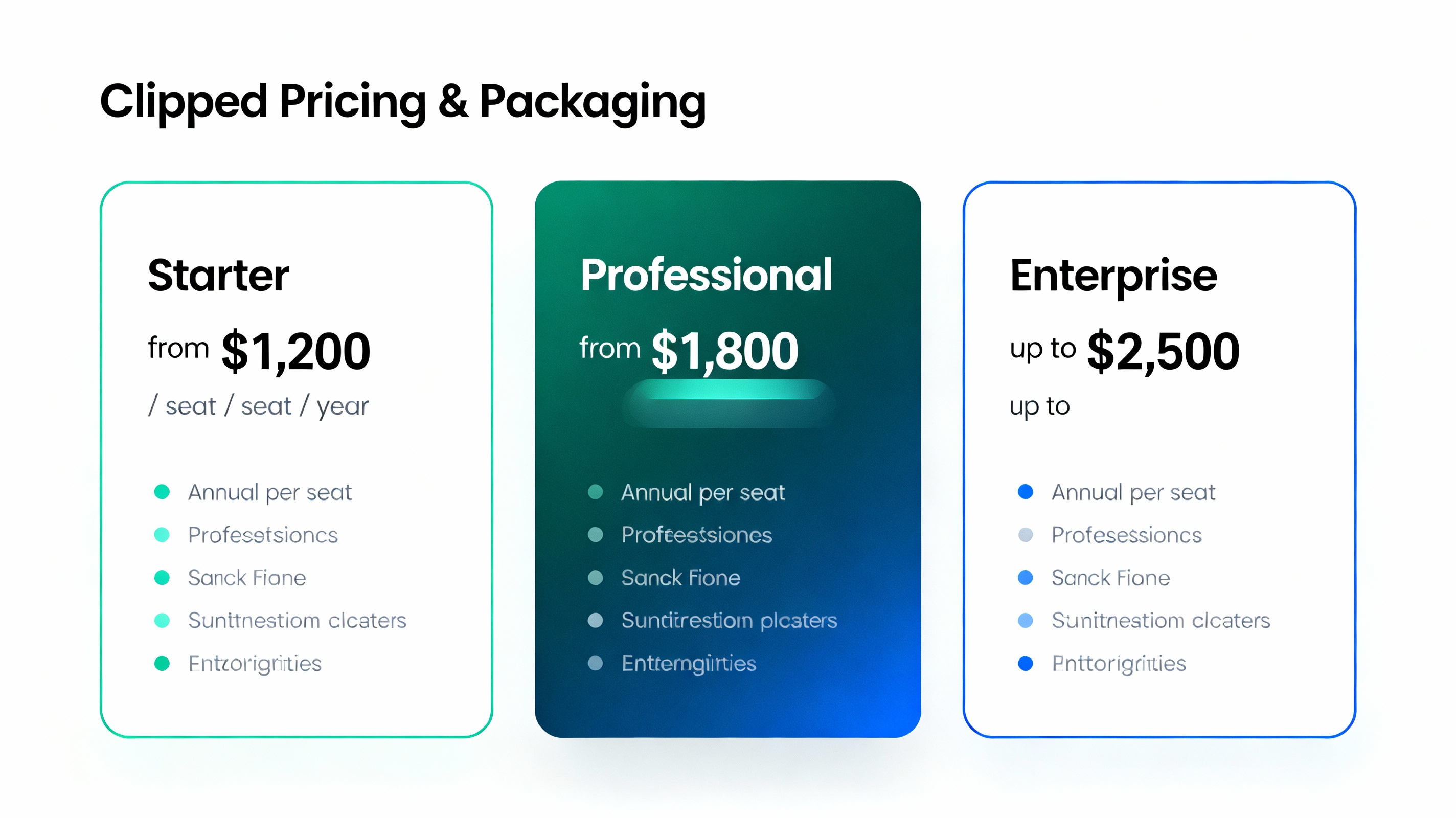 Pricing Model & Unit Economics
